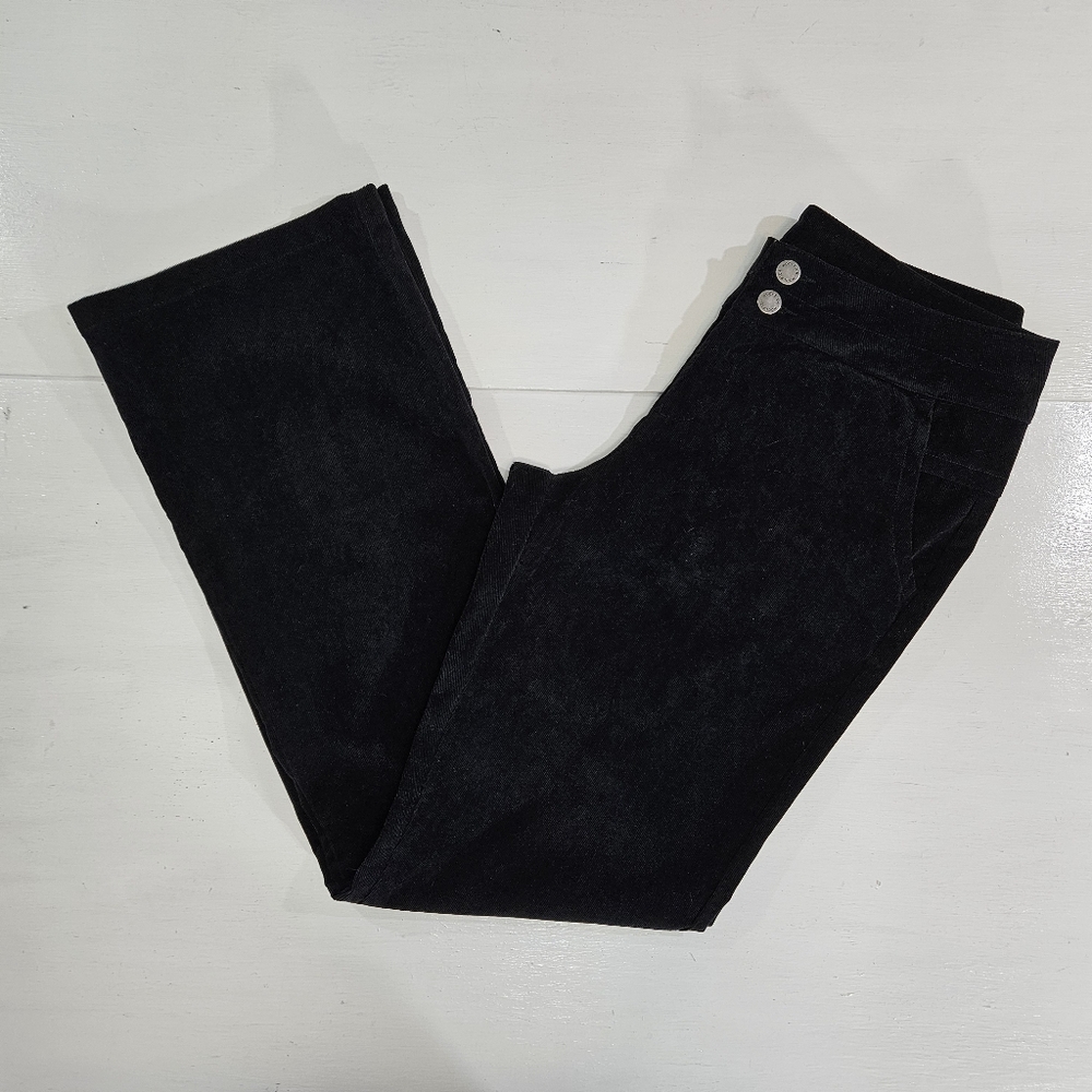 Woolrich black corduroy boot cut pants women's size 6